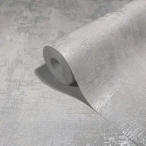 Galerie Industrial Effects Greige Metallic Industrial Texture Wallpaper Roll