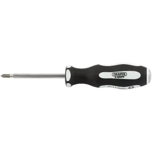 Draper 'Pound Thru' Cross Slot Soft Grip Screwdriver, No.1 x 75mm 35210