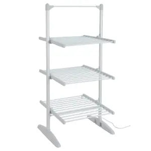 AMOS Heated Electric Clothes Tower Airer with Cover