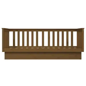 Berkfield Day Bed Honey Brown 75x190 cm Solid Wood Pine