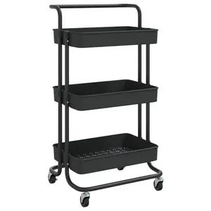 Peterkin Kitchen Cart Black