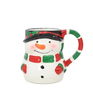 Hot Chocolate Bomb with Mug Christmas Gift Set Holiday Snowman Santa Cocoa Drink