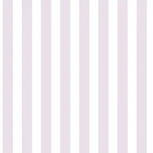 Galerie Tiny Tots 2 Light Purple Regency Stripe Smooth Wallpaper