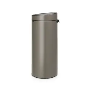 Brabantia 30 Litre Touch Bin Platinum