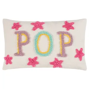 Heya Home Pop Tufted 100% Cotton Cushion Cover