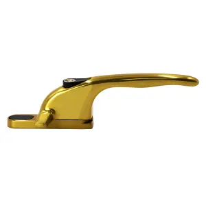 Yale Virage Cockspur Window Handle - Gold, Right, 9mm