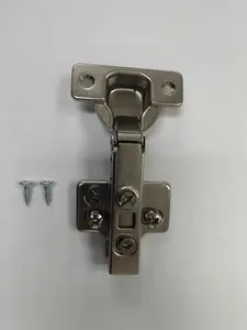 8 PACK Premier Soft Close Kitchen/ Bedroom Cabinet Door Hinges Including Screws and Clip on Backplate Adjustable