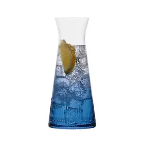 Anton Studios Empire Water Carafe Blue