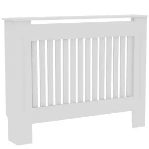 Vida Designs Chelsea Medium White MDF Radiator Cover