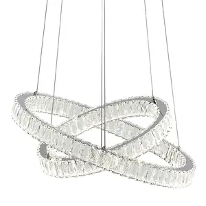 Ausilia Polished Chrome and Glass Ceiling Light