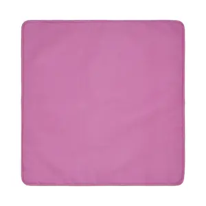 Indoor / Outdoor Square Throw Cushion Pink