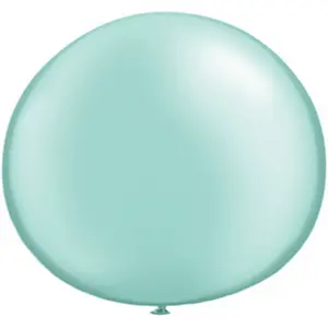 Qualatex 5 Inch Plain Latex Party Balloons (Pack Of 100) (48 Colours) Pearl Mint Green (One Size)