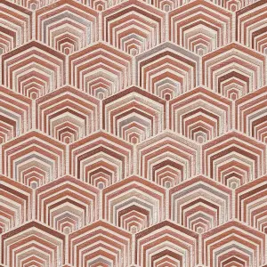 Rose Gold Art Deco Wallpaper Design Retro Paste The Wall Textured Vinyl