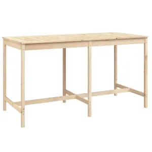 Berkfield Garden Table 203.5x90x110 cm Solid Wood Pine