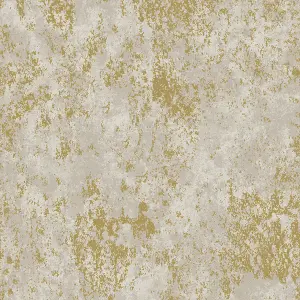 Galerie Metallic Fx Gold Metallic Industrial Texture Textured Wallpaper