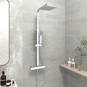 SKY Bathroom Chrome effect Exposed valve Mixer Shower