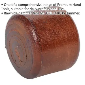 Replacement Rawhide Hammer Face for ys03575 3.5lb Copper / Rawhide Hammer