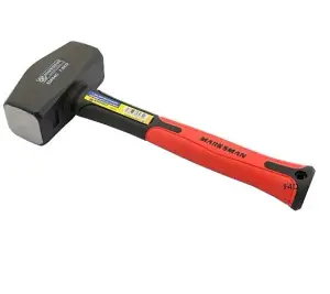 Lump Hammer 4lb 1.8kg Fibreglass Handle Sledge Club Stoning 53064C New