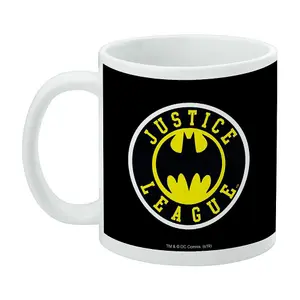 Batman Justice League Mug White/Black/Yellow (One Size)