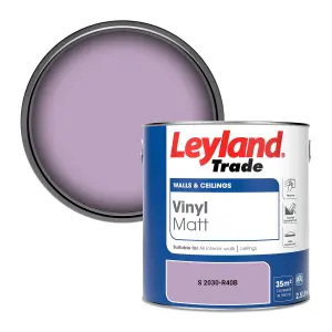 Leyland Trade Vinyl Matt Walls & Ceilings Emulsion Paint (S 2030-R40B) 2.5L