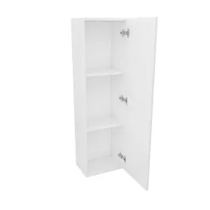 SunDaze 1200mm Bathroom Furniture Tall Storage Unit Wall Mounted Cupboard Cabinet Gloss White