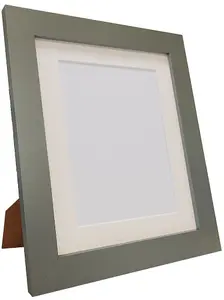 Metro Dark Grey Frame with Ivory Mount for Image Size 10 x 8 Inch