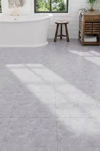 24 Pcs Marble Effect Vinyl Floor Tiles,Square Self Adhesive Stone Effect Vinyl Flooring 5 m² Coverage