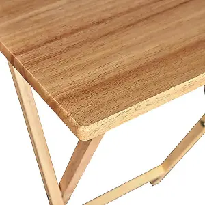 Folding Snack Table 66x48x37 cm