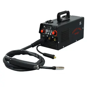 Dirty Pro Tools Professional 140A Gasless MIG, TIG and MMA 3-in-1 Welder Non Live Torch model 230V No Gas with Mask & Welding Wire