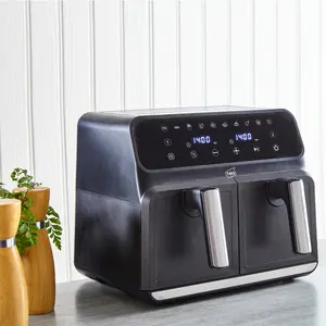 Neo Black Electric 8.5L Digital Air Fryer with Dual Drawer