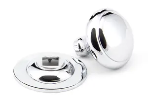 From The Anvil Polished Chrome Round Centre Door Knob