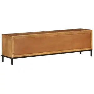 Berkfield TV Cabinet Solid Mango Wood 140x30x40 cm