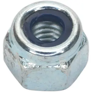 100 Pack Zinc Plated Nylon Locknut Bolts - M5 DIN 982 - Durable and Versatile Fasteners