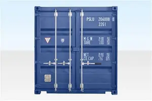 20ft Shipping Container (One Trip) Blue (RAL 5013)