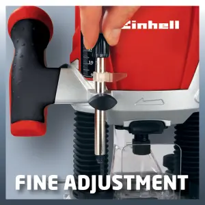 Einhell Electric Router Powerful 1200W Adjustable Wood & Milling Power Tool Perfect for DIY Workshop TE-RO 1255 E