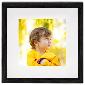 Berkfield 3D Box Photo Frames 5 pcs Black 23x23 cm for 13x13 cm Picture