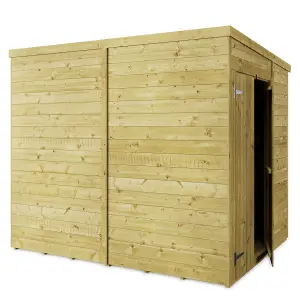 Store More Tongue and Groove Pent Shed - 8x6 Windowless