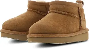 UGG Classic Unisex Shoes - Brown - Size: 9 - Leather - Foot Locker