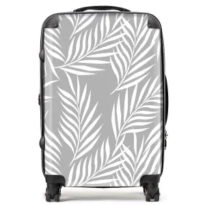 Palm Tree Leaves Suitcase - Medium