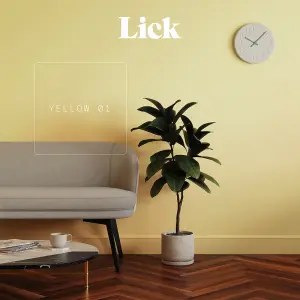 Lick Yellow 01 Peel & stick Tester