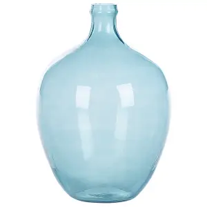 Decorative Vase ROTI Glass Light Blue