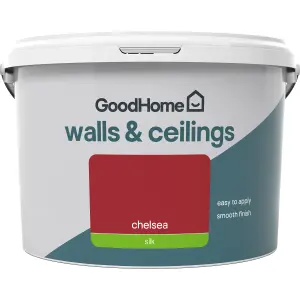 GoodHome Walls & ceilings Chelsea Silk Emulsion paint, 2.5L