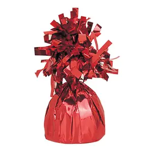 Unique Party Foil Tel Balloon Weight (Pack Of 12) Red (One Size)