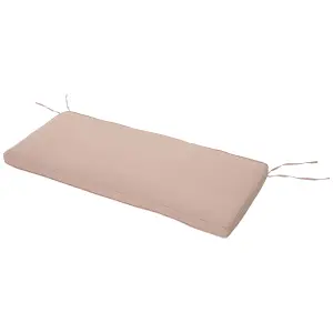 Outsunny 2-Seater Bench Cushion Polyester Cover Seat Pad Replacement Beige