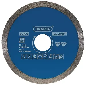 Draper Continuous Diamond Blade, 110mm 99778