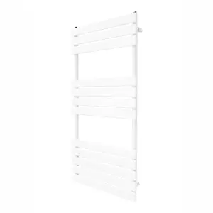 Flat Panel Towel Radiator - 1200mm x 600mm - White