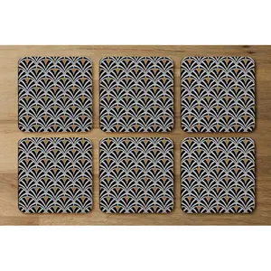 Square 6 Piece Coaster Set (Set of 6)