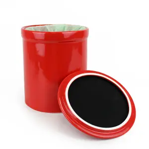 Portland Ceramic Compost Caddy - Red