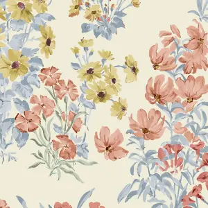 Laura Ashley Multicolour Megan Smooth Wallpaper