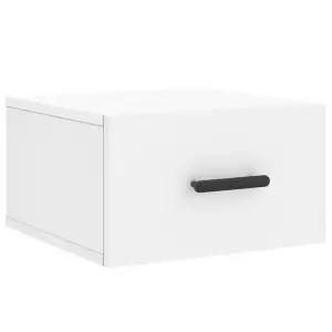 Berkfield Wall-mounted Bedside Cabinets 2 pcs White 35x35x20 cm